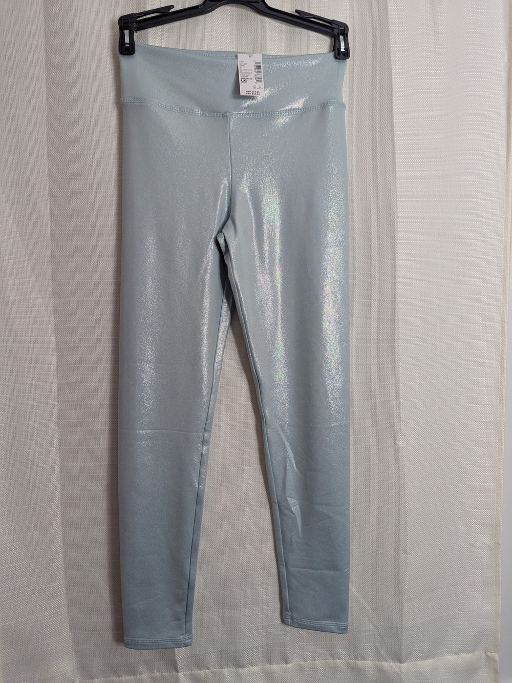 The Children's Place Shimmery Light Blue Girls' Leggings